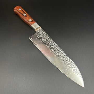 Santoku VG10 Damascus-Tsuchime Western 180mm