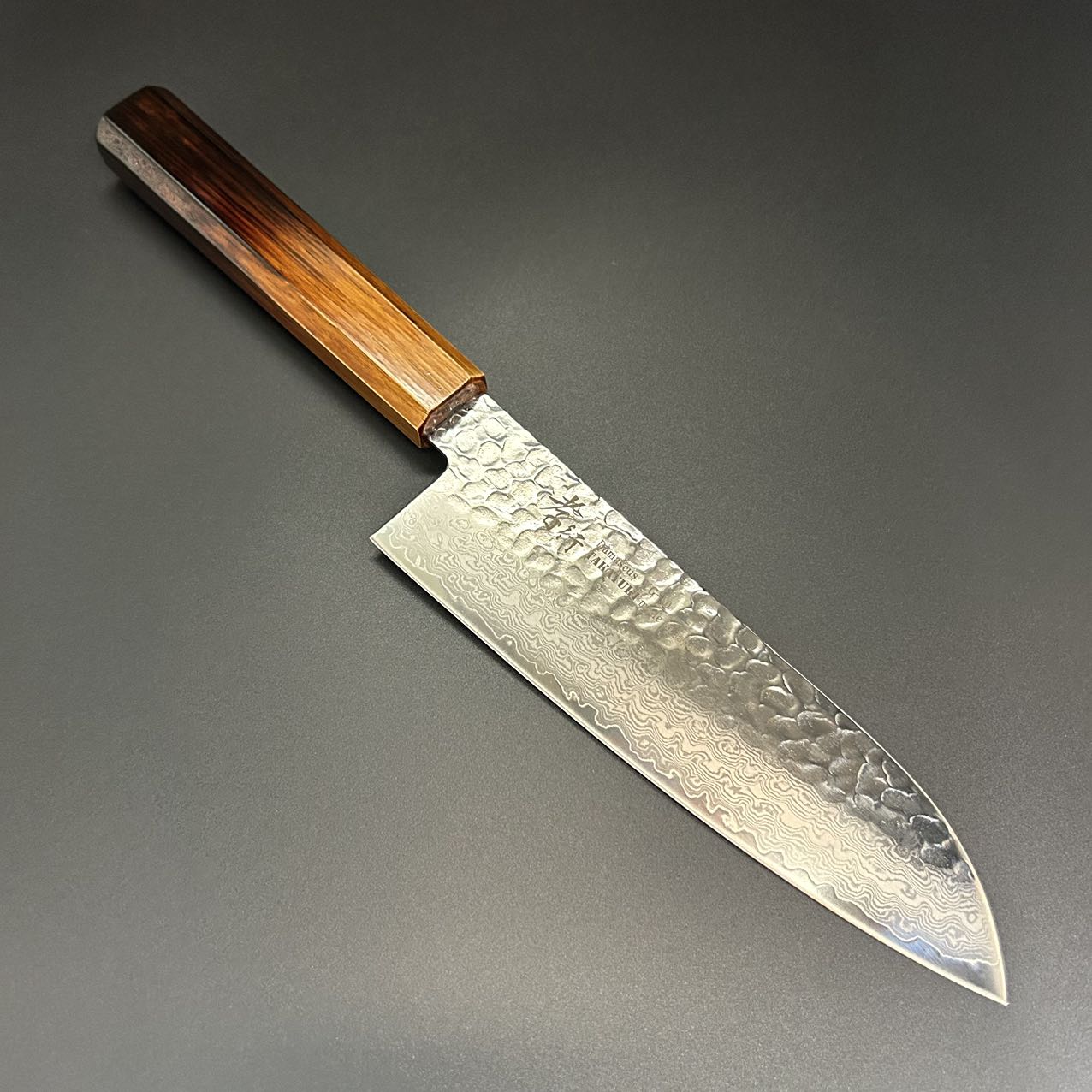 Santoku VG10 Damascus 33-Layers Oak 170mm