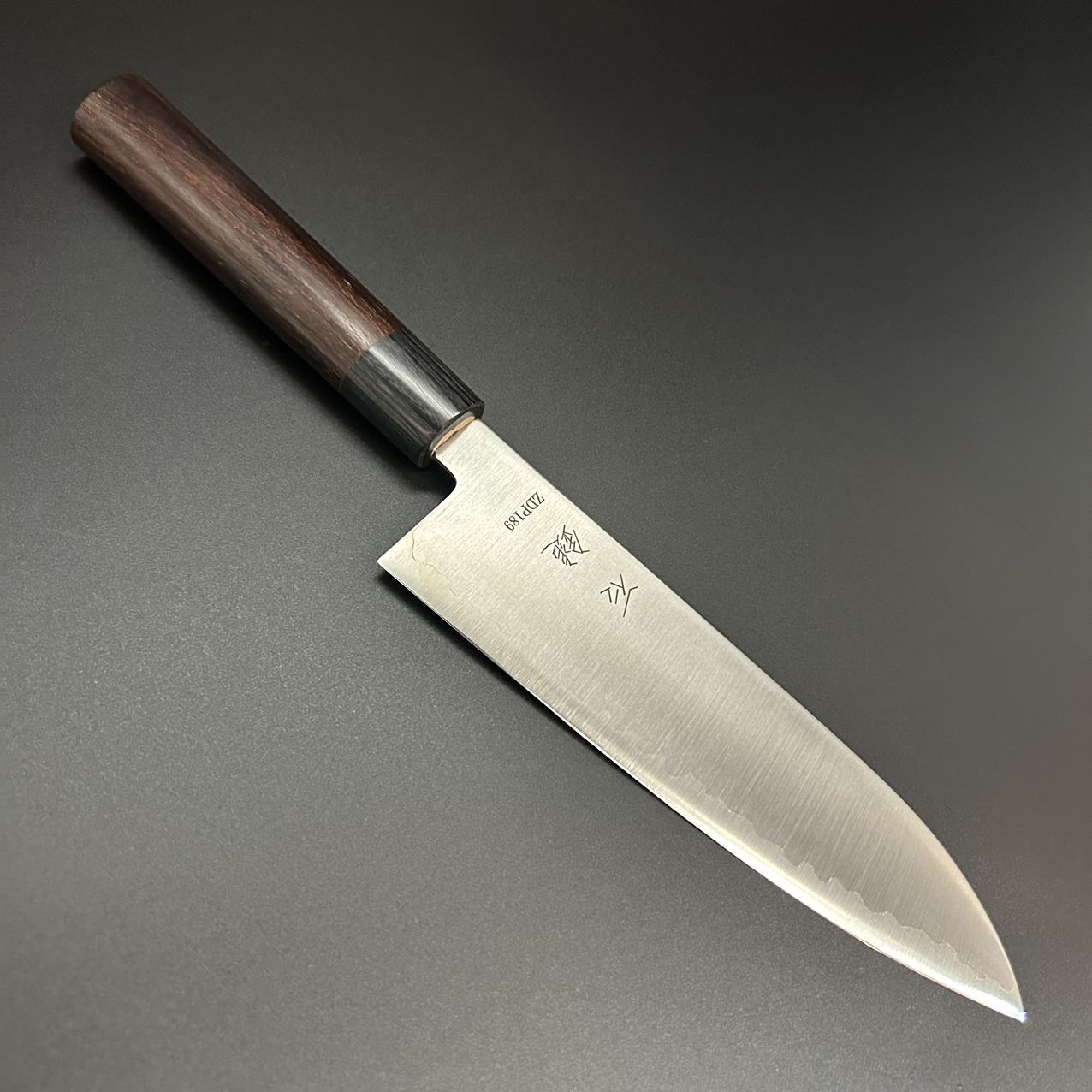 Santoku ZDP189 Polished Rosewood 180mm