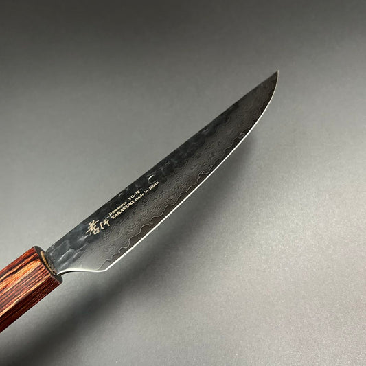 Steak knife VG10 Damascus 33-Layers Cherry 120mm