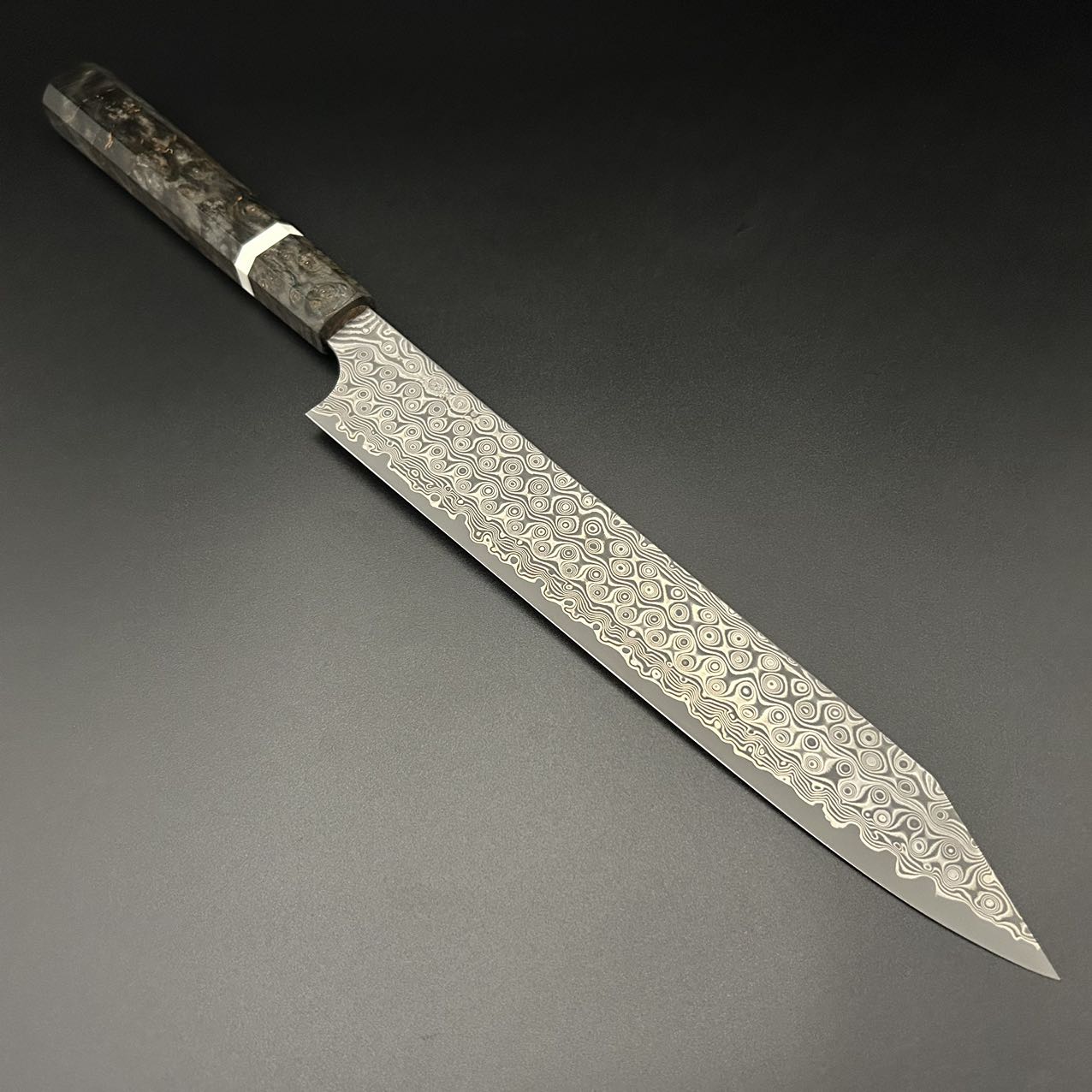 Sujihiki SG2 Damascus Walnut Resin 255mm