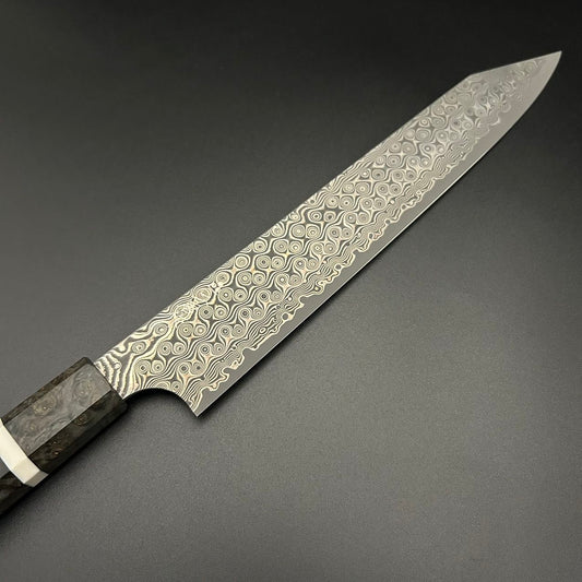 Sujihiki SG2 Damascus Walnut Resin 255mm