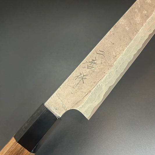 Sujihiki Silver-3 Damascus Yuzu 270mm