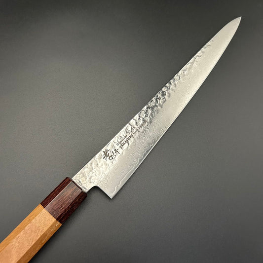 Sujihiki VG10 Damascus 33-Layers Cherry 240mm