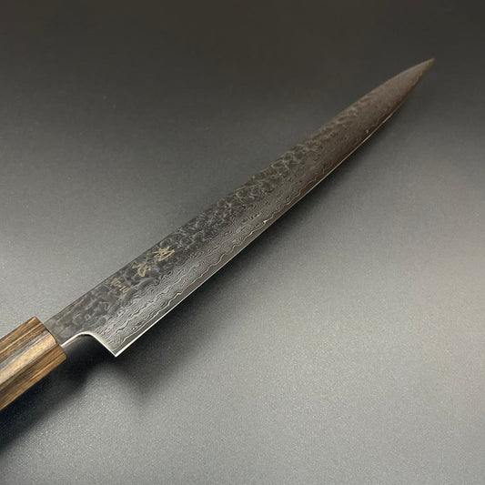 Sujihiki VG10 Damascus Tsuchime Rosewood 270mm