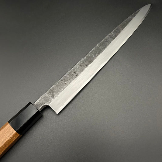 Yanagiba Blue-2 Kurouchi Yuzu Black-Buffalo 240mm