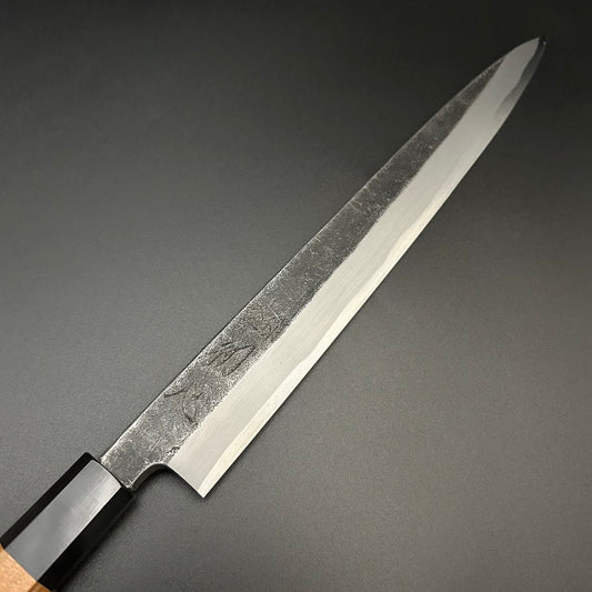 Yanagiba Blue-2 Kurouchi Yuzu Black-Buffalo 270mm