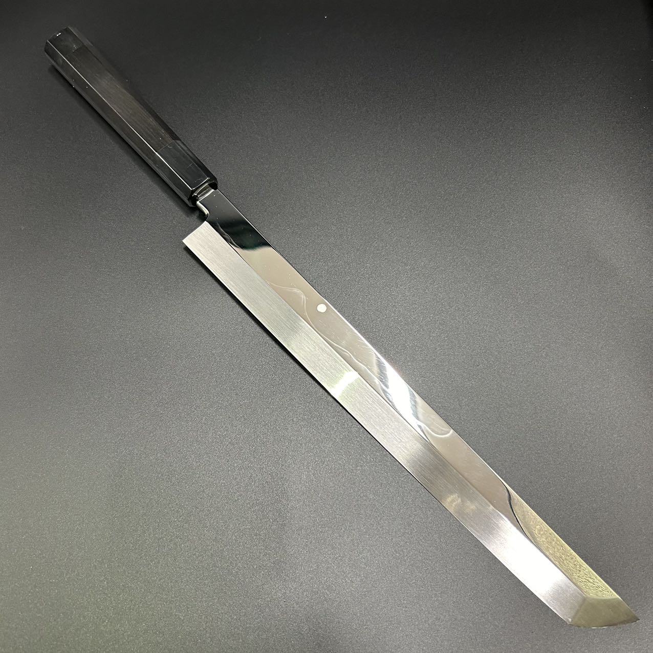 Yanagiba White-1 Honyaki Sakimaru Ebony 300mm