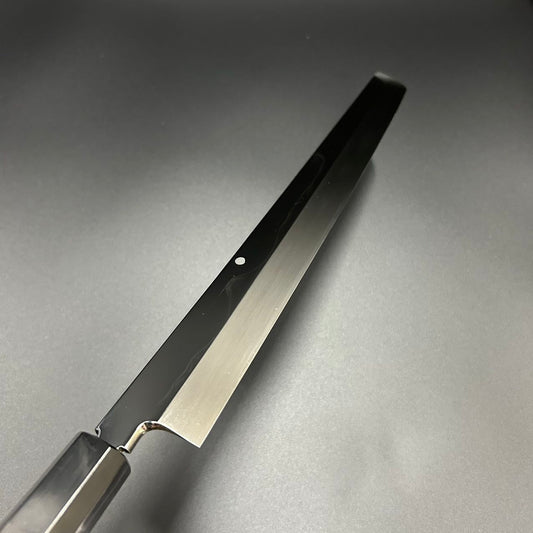 Yanagiba White-1 Honyaki Sakimaru Ebony 300mm