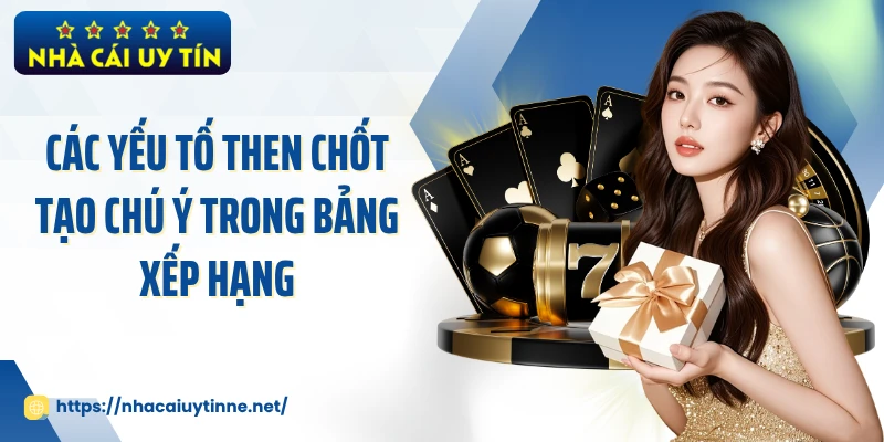 Các yếu tố then chốt tạo chú ý trong bảng xếp hạng 