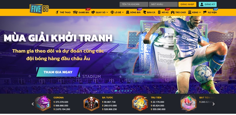 Trang chủ nhà cái Five88
