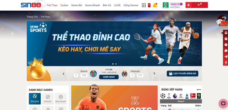 Sin88 khuyến mãi tưng bừng cho bet thủ